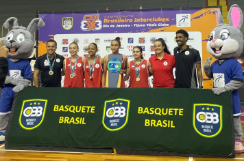 Tupã Basquete é campeão brasileiro sub-15 de basquete 3x3