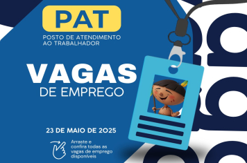 PAT tem dezenas de vagas de emprego em várias áreas