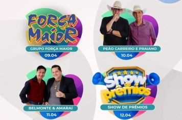 41ª Semana da Solidariedade terá quatro dias de programação, shows e ações beneficentes em Tupã