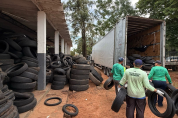 Tupã encaminha mais de 100 mil pneus para reciclagem todos os anos