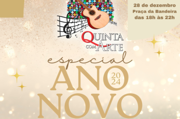 Projeto Quinta com Arte realiza a última edição do ano em clima especial