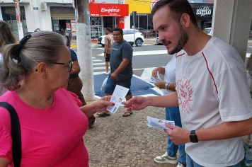Intervenção na avenida Tamoios chama atenção para o “Janeiro Branco”