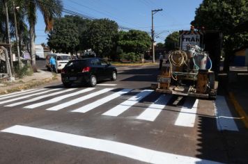 Secretaria de Planejamento e Infraestrutura inicia revitalização da sinalização de trânsito