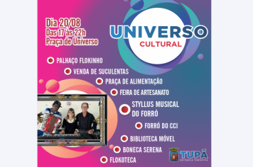 Forró do CCI anima “Universo Cultural” neste sábado