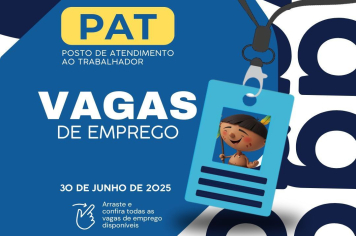 Posto de Atendimento ao Trabalhador tem dezenas de vagas