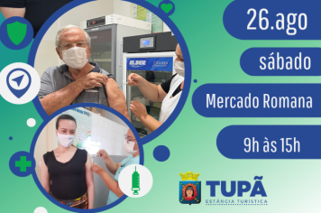 Novo ponto de vacinação itinerante será realizado neste sábado