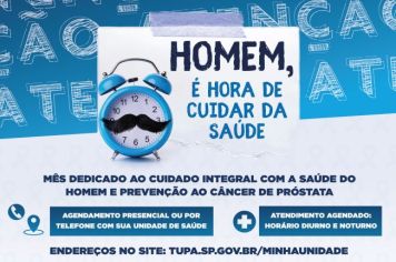 Agenda para atendimentos noturnos do Novembro Azul está liberada