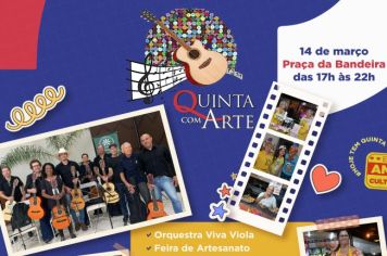 Quinta com Arte volta a ser realizado na Alameda do Artesanato