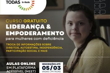 TODAS in-Rede abre inscrições para curso online