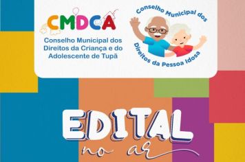Prefeitura abre edital para projetos de apoio ao idoso e à infância em Tupã
