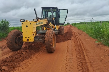 Prefeitura dá sequência a trabalho de manutenção de estradas rurais