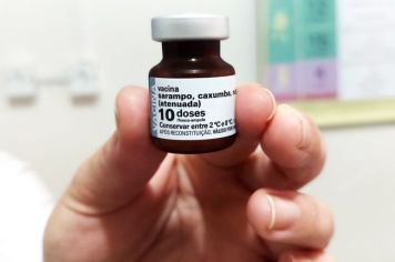 Saúde reforça necessidade de vacinar população contra o sarampo