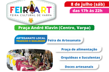 FeirArt será realizado neste sábado, 8, em Varpa