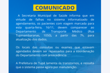 Pacientes com viagem marcada para esta quarta, 16, devem confirmar saída com Departamento de Transporte
