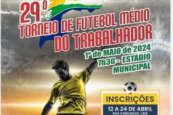 Abertas inscrições para o Torneio do Trabalhador