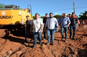 Governador visita obras da passagem da Avenida Silvio Bolcato