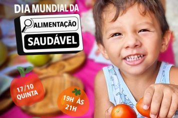 Programa Tupã 2030 realizará ações do Dia Mundial da Alimentação Saudável 