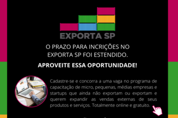 Inscrições para o Exporta SP seguem abertas