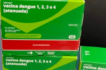 Rede Municipal de Saúde já conta com vacina contra a dengue