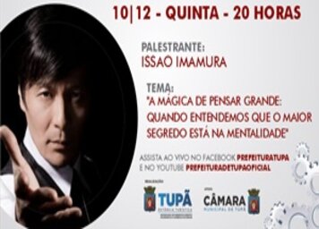 Issao Imamura é o convidado da última noite do XX Fórum de Debates
