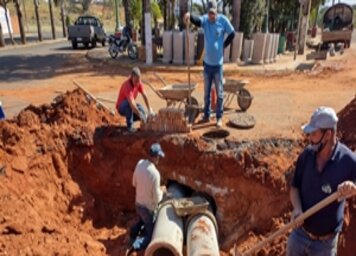 Ampliação do sistema de galerias da rua João Capioto segue para as etapas finais