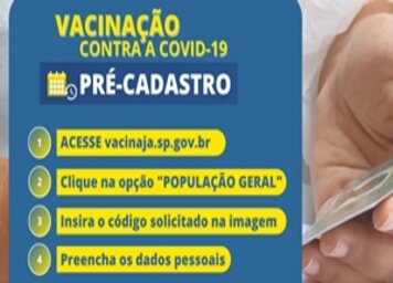 Pré-cadastro para a vacinação contra a Covid-19 reduz 90% das filas de espera
