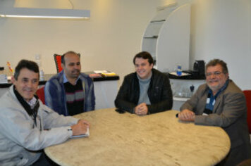 Thiago Santos recebe visita do deputado estadual Professor Tito