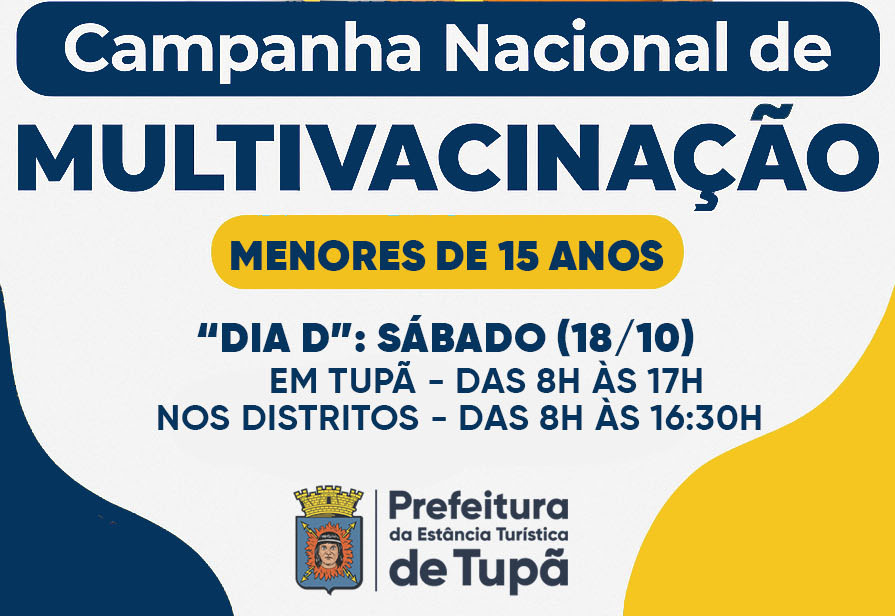 Dia D da Campanha de Vacinação acontece neste sábado