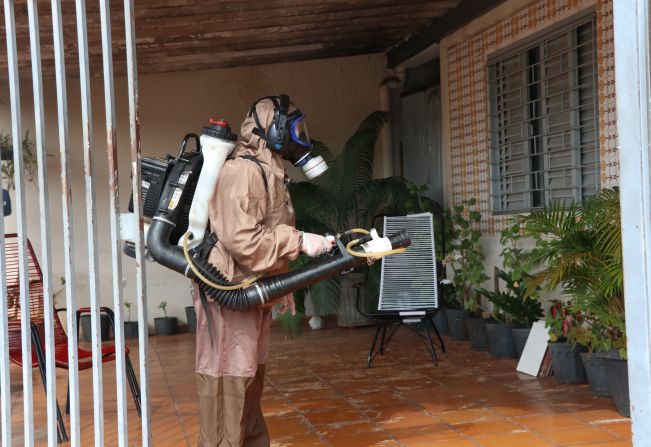 Saúde realizou nebulização no Jardim América