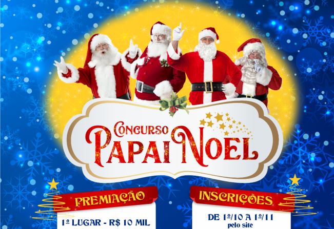 Inscrições para o concurso do Papai Noel estão abertas