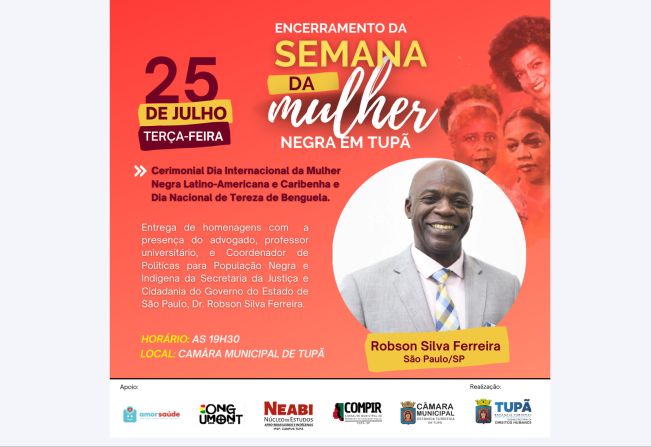 Encerramento da Semana da Mulher Negra é nesta terça-feira