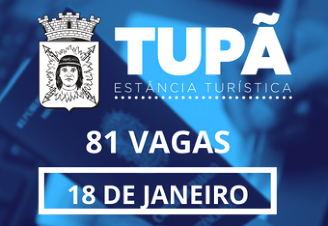 81 vagas de emprego estão disponíveis no PAT de Tupã