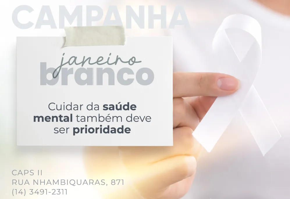 Janeiro Branco chama atenção para cuidados com a saúde mental