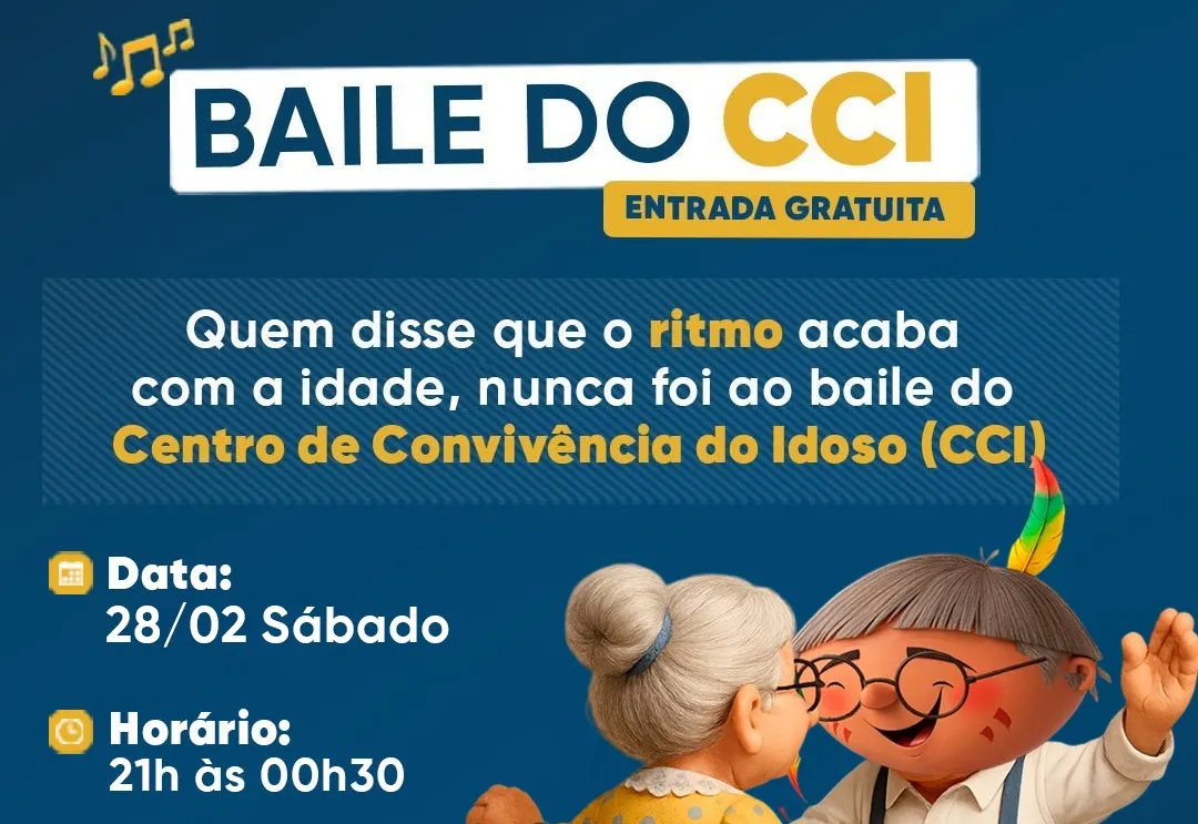 Bailão do CCI é alternativa de lazer no final de semana