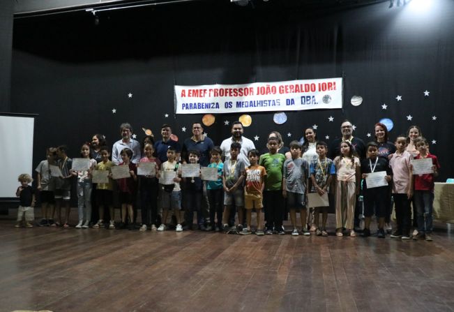 Alunos da Rede Municipal de Tupã são destaque na OBA 2023