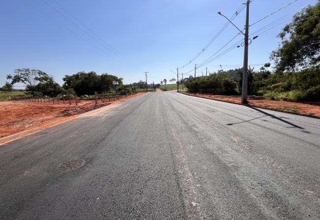 Concluída a pavimentação do acesso ao Morada do Sol