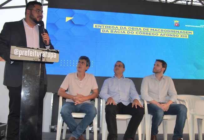 Prefeitura oficializa entrega da obra de macrodrenagem do Córrego Afonso XIII