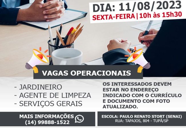 PAT fará seleção de currículos através do Programa RH em Ação nesta sexta