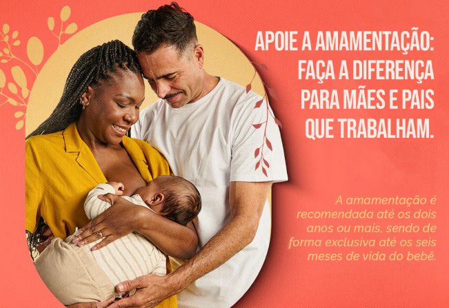 Rede de apoio às mães que trabalham é tema do Agosto Dourado 2023