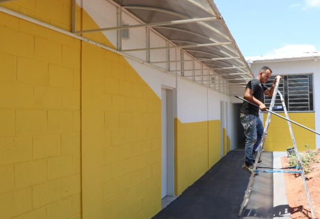 Prefeitura chega à fase final de três obras que beneficiam a rede municipal de ensino