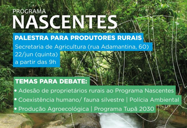 Proprietários rurais serão orientados sobre parcerias com governo do Estado