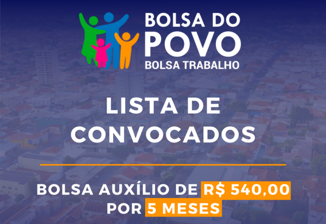 Lista de convocados do Bolsa do Povo é divulgada
