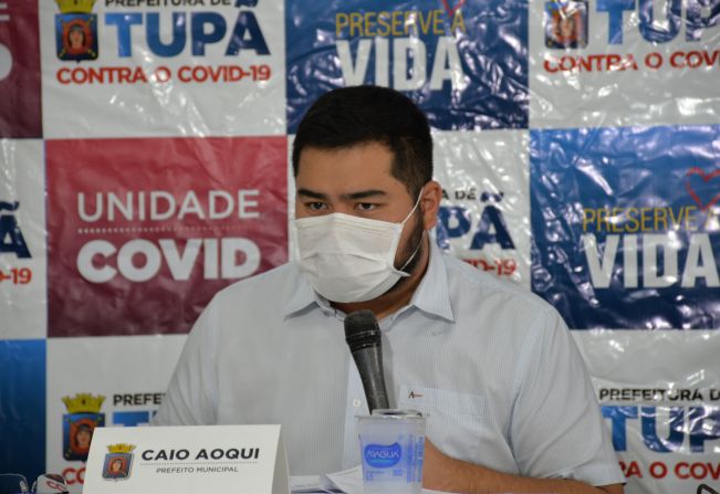 Prefeito Caio se licencia da prefeitura por 10 dias para tratar de edema muscular