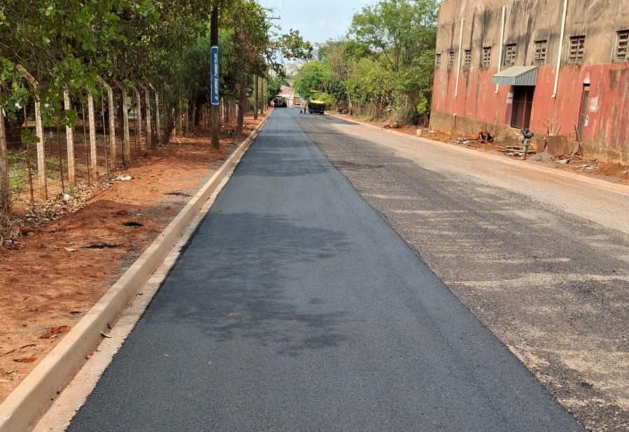 Pavimentação da rua Henrique Turner Filho vai ser concluída nesta sexta-feira