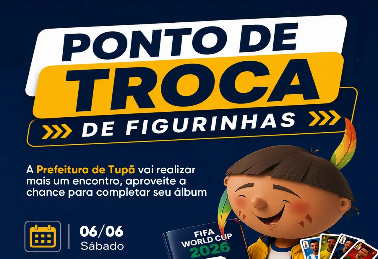 Troca de figurinhas terá novo horário neste sábado