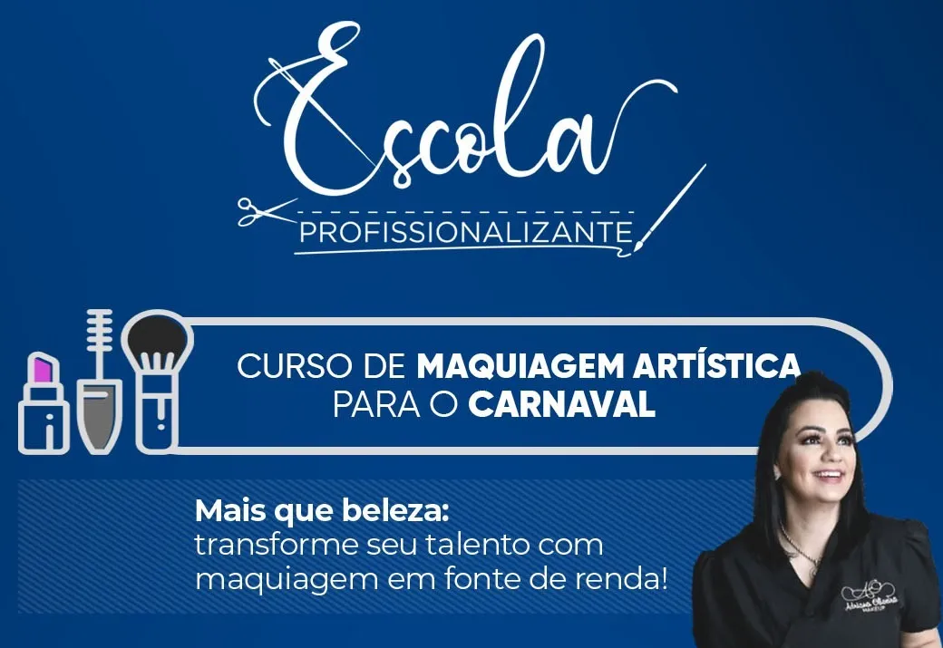 Curso vai ensinar técnicas de maquiagem artística