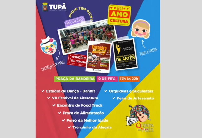 Quinta com Arte retorna com novidades na 1ª edição