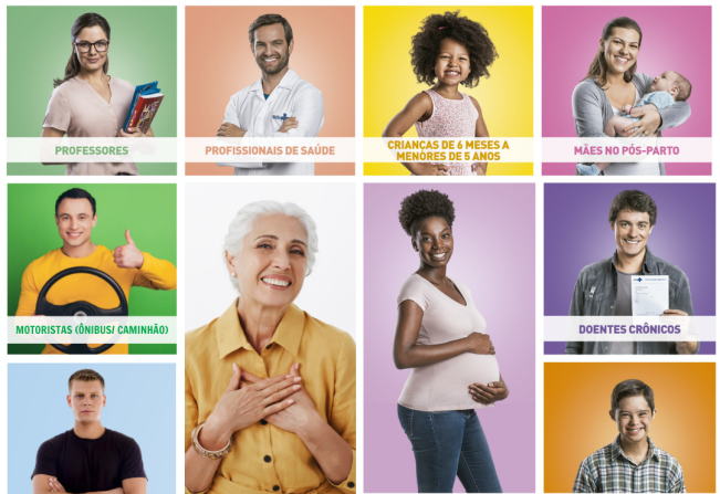 Vacinação contra Influenza convoca grupos prioritários 