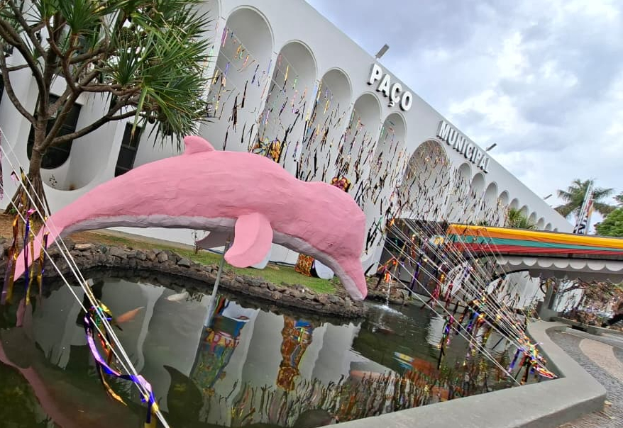 Praça da Bandeira se transforma para receber Festival do Folclore