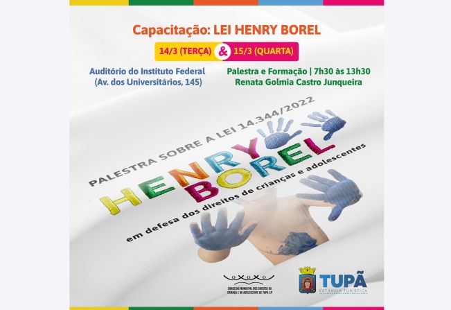 CMDCA realizará palestra contra a violência domiciliar, com base na Lei Henry Borel